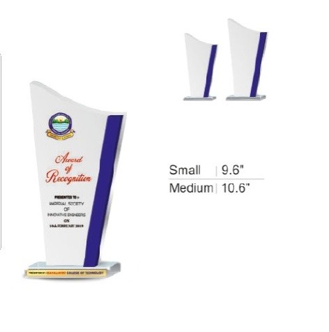 Acrylic Trophy for Best Person Champion Participation Winner Award
